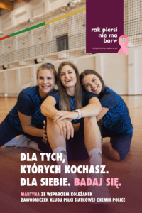 Rak piersi nie ma barw 7 Grafika Kampania SM siatkowka