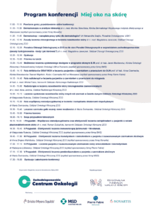 Miej oko na skórę 2 ulotka tyl